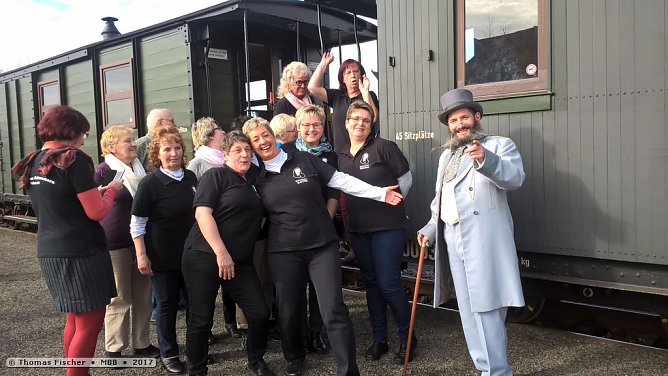 Frauentagsfahrt Mansfelder Bergwerksbahn (Foto: Mansfelder Bergwersbahn, Thomas Fischer)
