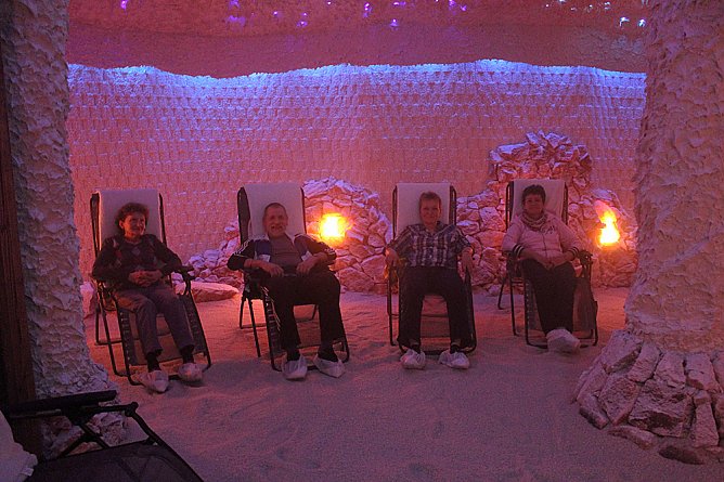 Das Besondere an der Salzgrotte (Foto: Karl-Heinz Herrmann)