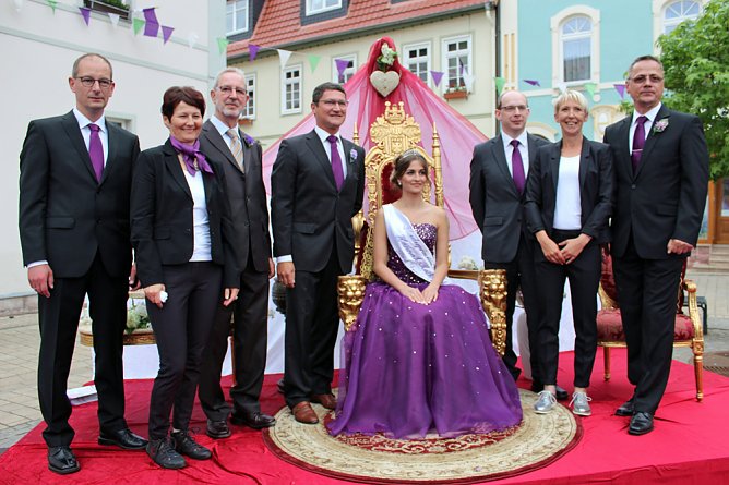 Willkommen zum 25. Fliederfest (Foto: Karl-Heinz Herrmann)