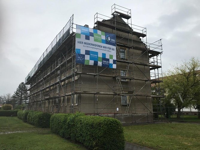 Sanierung in Rottleberode (Foto: WBG)