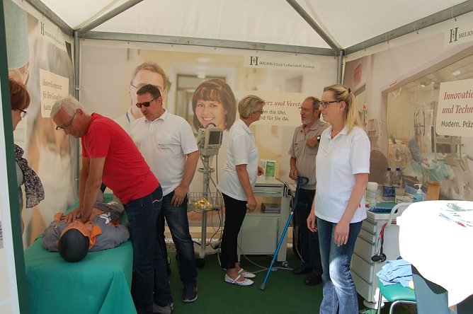 Helios-Stand zum SAT (Foto: Dagmar Mansfeldt) Helios-Stand zum SAT (Foto: Dagmar Mansfeldt)