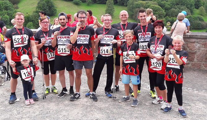 Beim ersten Schlossberglauf dabei (Foto: privat)