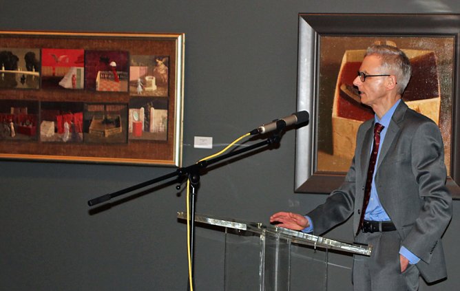 International renommierter K&uuml;nstler stellt aus (Foto: Karl-Heinz Herrmann)