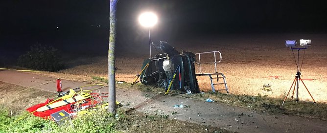 Schwerer Unfall bei Annarode (Foto: Polizei)