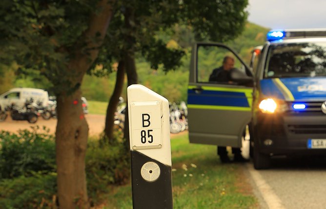 Zwei Unf&auml;lle auf der B 85 (Foto: S. Dietzel)