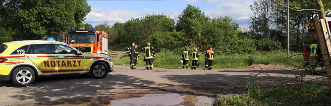 Einsatz am Kiessee (Foto: nnz)
