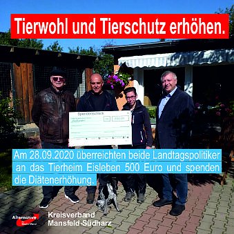 Landtagsmitglieder Spenden für Tierheim (Foto: Andreas Gehlmann) Landtagsmitglieder Spenden für Tierheim (Foto: Andreas Gehlmann)