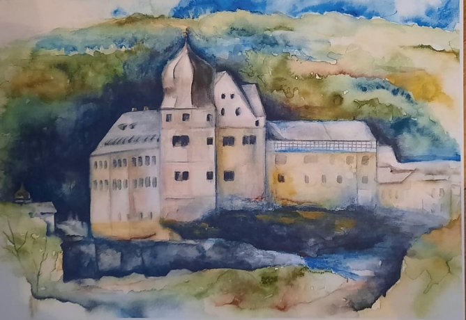 Kunst im Breiten Gang - am Schloss Stolberg wird morgen eine kleine, feine Sonderausstellung er&ouml;ffnet (Foto: Tourist-Information  Gemeinde S&uuml;dharz)