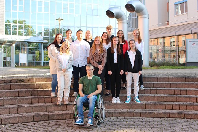 Neue Azubis begr&uuml;&szlig;t  (Foto: Agentur f&uuml;r Arbeit )