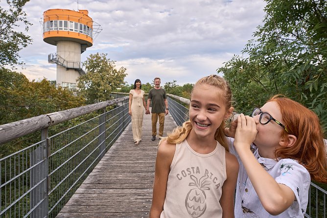 Der Baumkronenpfad im UNESCO-Weltnaturerbe Nationalpark Hainich startet in die Saison. (Foto: Tino Sieland)