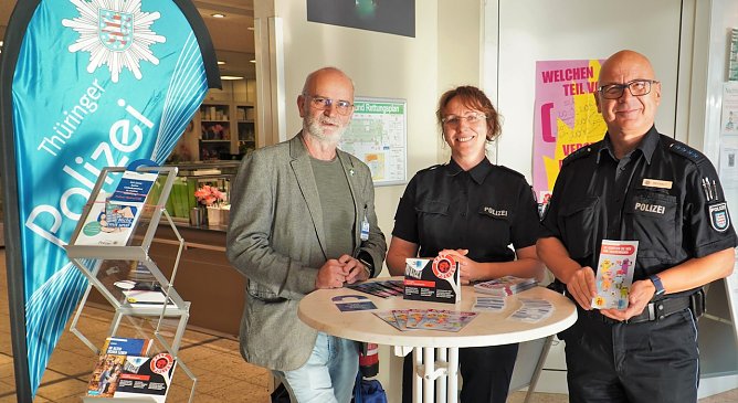 Pr&auml;ventionskampagne der Polizei (Foto: Landespolizeiinspektion)