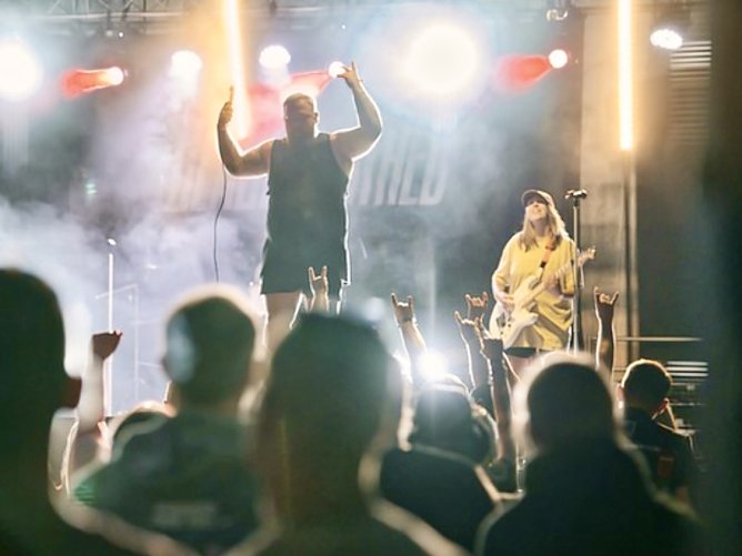 Blacktoothed beim Bookwood Festival 2024 (Foto: Powermetal) Blacktoothed beim Bookwood Festival 2024 (Foto: Powermetal)