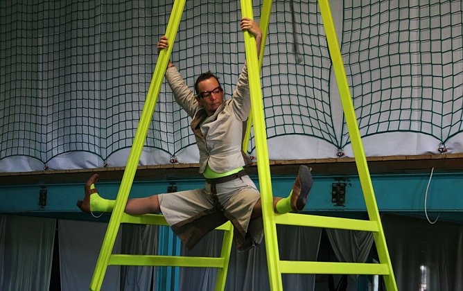 Das Foto zeigt Jana Korb beim Training. (Foto: U.Reinboth )