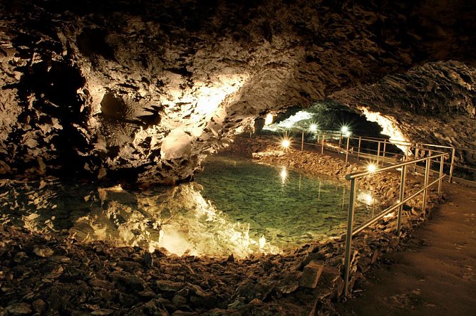 Die Neptungrotte in der Barbarossah&ouml;hle.  (Foto: Anke Schreyer)