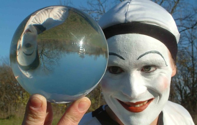 Die runde Welt eines Clowns (Foto: TN)