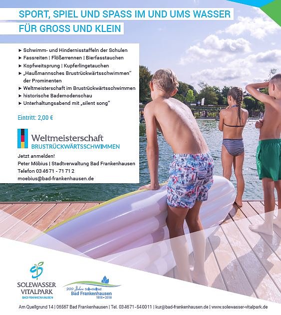Bild: Gro&szlig;es Schwimmbadfest