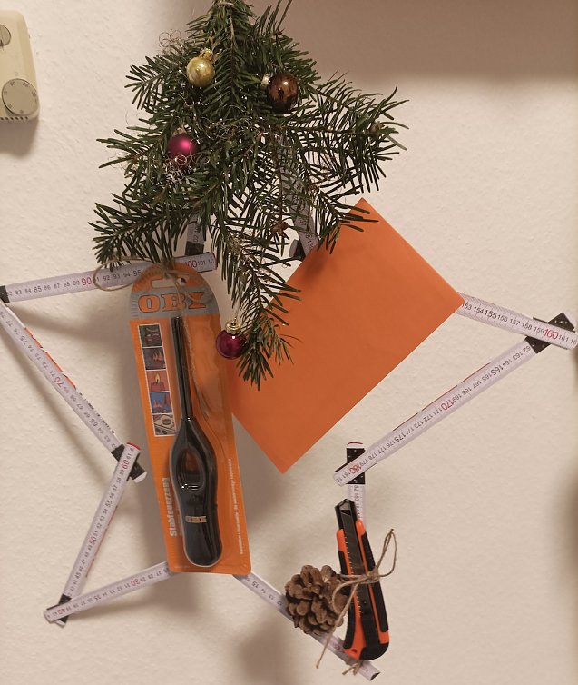 Bild: Weihnachtsstern f&uuml;r Handwerker