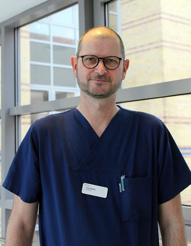 Bild: Fritz Woehe, der neue Chefarzt f&uuml;r Allgemein- und Viszeralchirurgie der Helios Klinik Sangerhausen.   