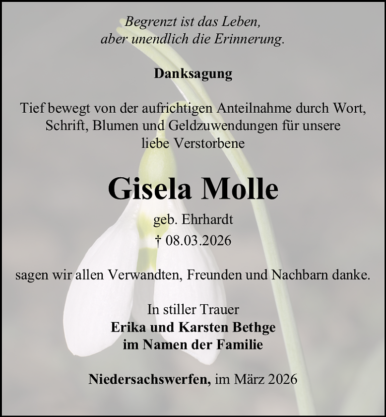 Danksagung (Foto: Schade)