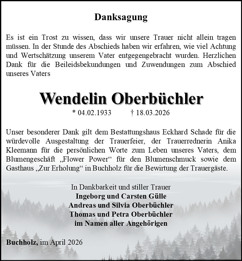 Danksagung (Foto: Schade)