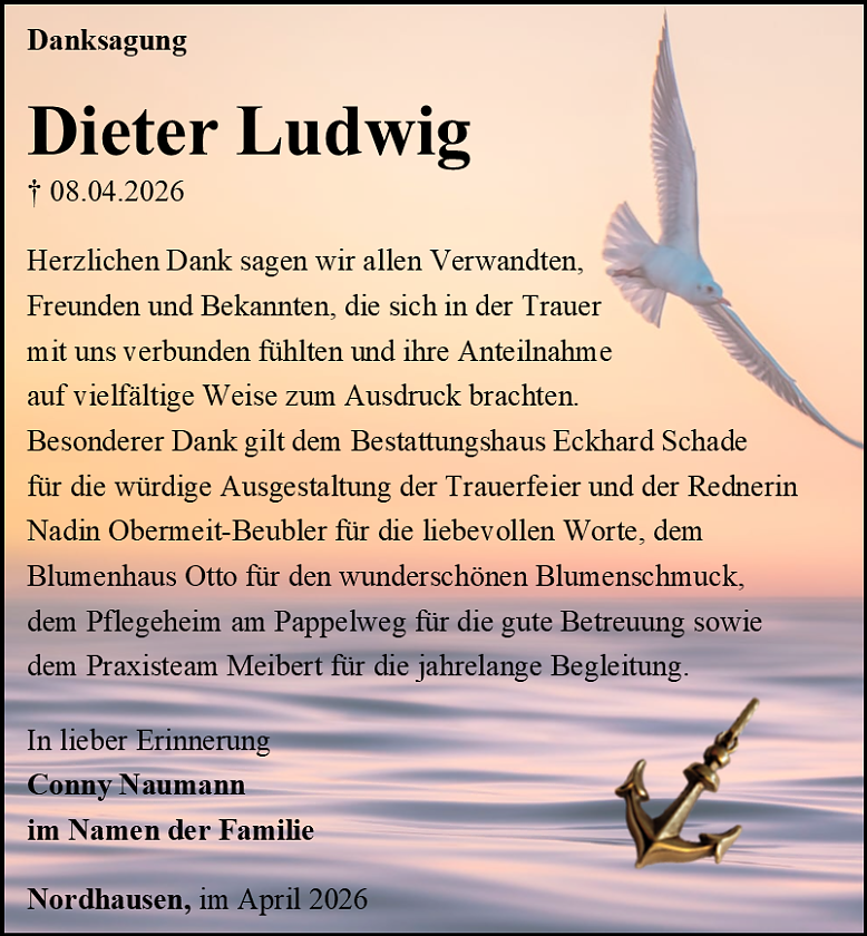 Danksagung (Foto: Schade)