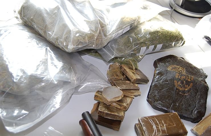 Beschlagnahmte Drogen