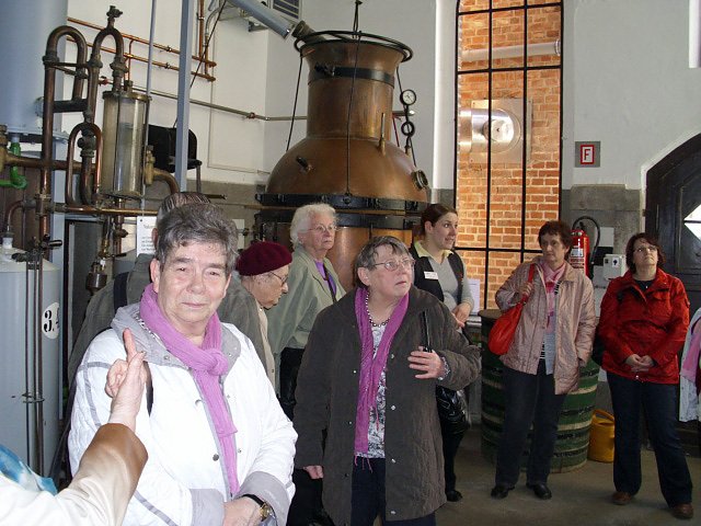 In Brennerei unterwegs