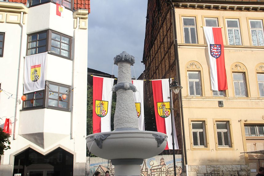 Am Zierbrunnen getanzt