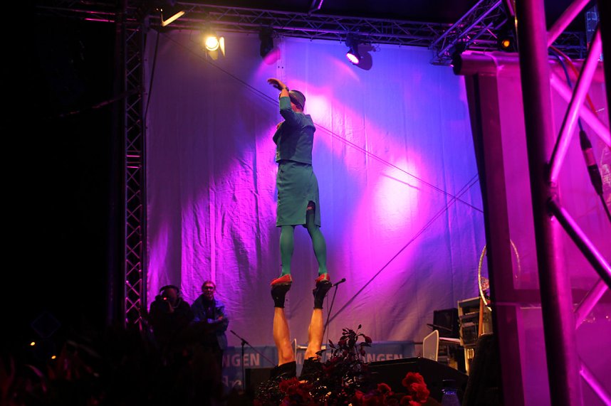 Am Zierbrunnen getanzt