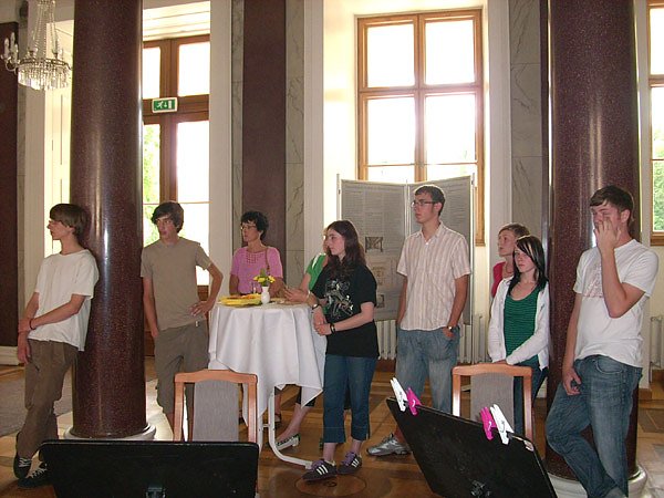 Vernissage der Ausstellung Klasse 11 Scholl-Gymnasium