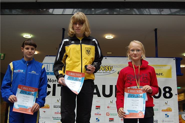 Siegerehrung Citylauf 2008