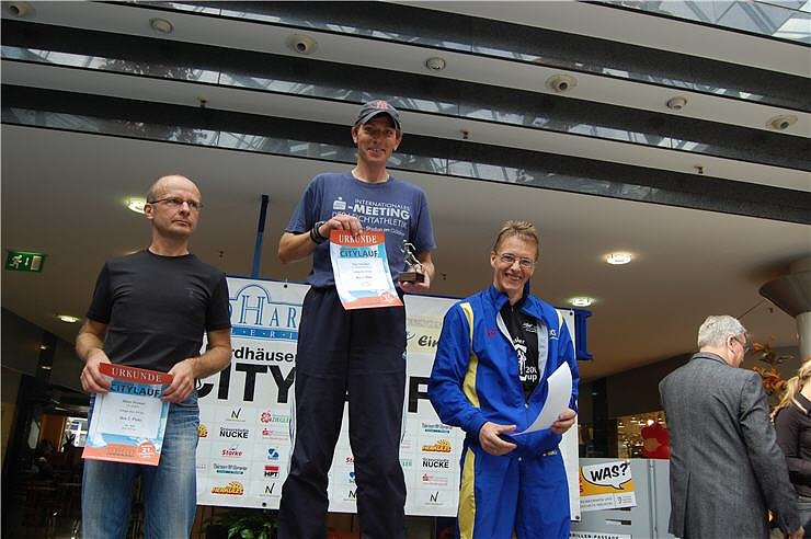 Siegerehrung Citylauf 2008