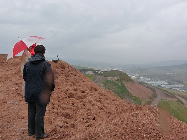 Haldenbefahrung der Kalihalde Sondershausen