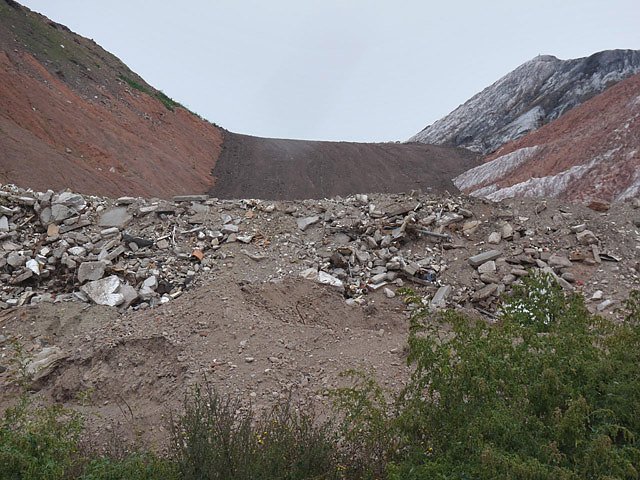 Haldenbefahrung der Kalihalde Sondershausen