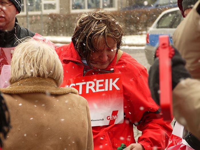 Warnstreik in Nordhausen