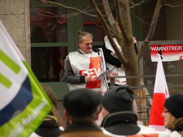 Warnstreik in Nordhausen