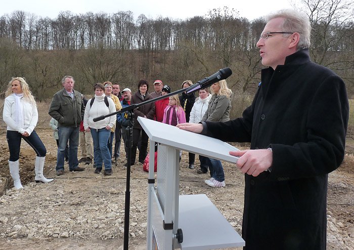 Spatenstich Br&uuml;cke