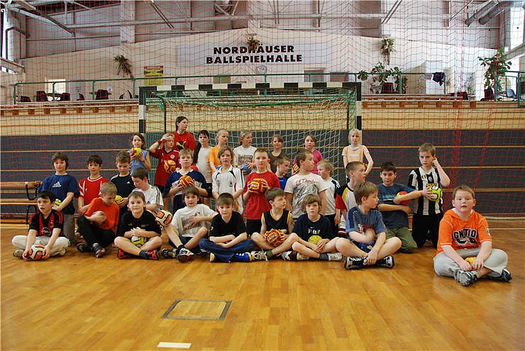 Handball-Oster-Camp. NNZ-City Scout on Tour