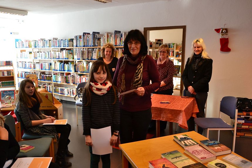 Beste Vorleserin der sechsten Klassen der Ganztagsschule "Anne Frank" in Hettstedt wurde Lucy Br&ouml;der aus Heiligenthal.