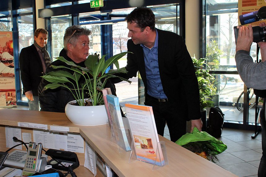 2 Millionste Besucher in der Kyffh&auml;user-Therme begr&uuml;&szlig;t!