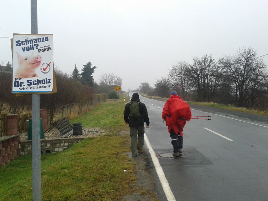 100 Kilometer gewandert