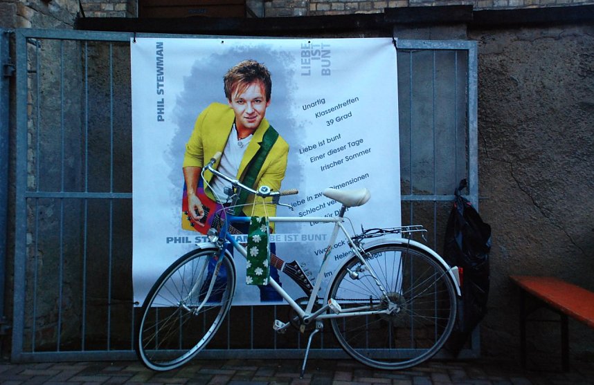 &Ouml;kologisch, sportlich, gut: Mit dem Fahrrad zu Phil Stewman.