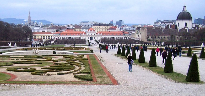 Ein Abstecher nach Wien: Schloss unteres Belvedere
