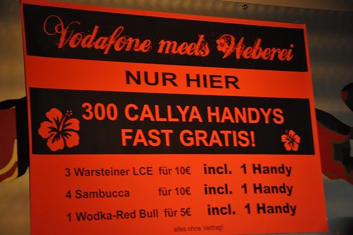 Musik und Handys in der Webe