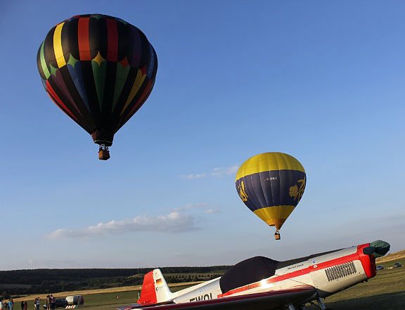 Luftakrobatik und Air-Show am Wochenende