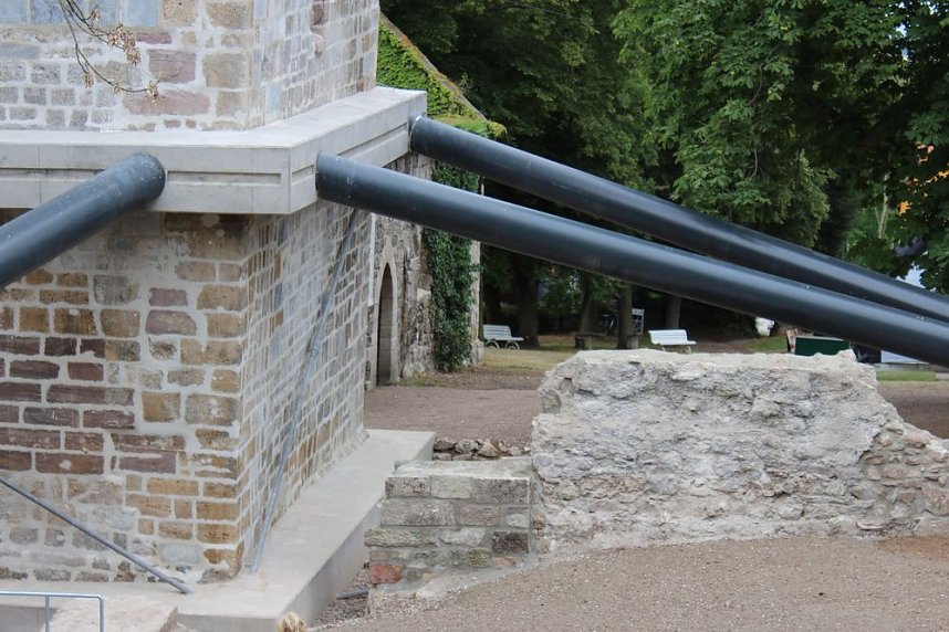 Mit Festakt schiefer Turm als gerettet gefeiert