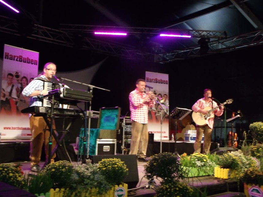 Die HarzBuben sorgten f&uuml;r Stimmung