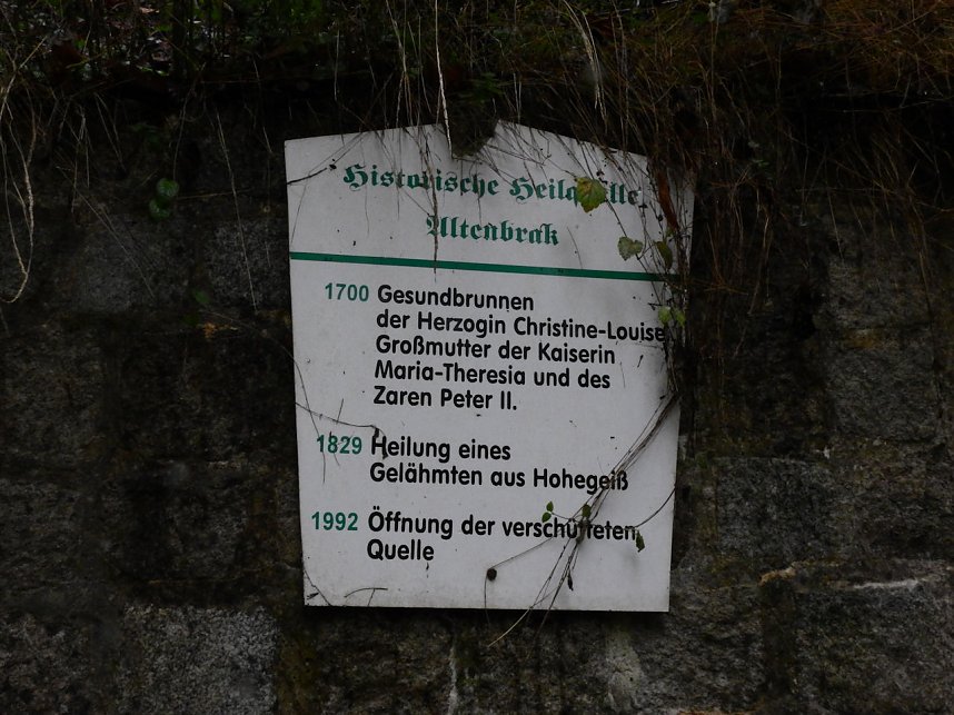 Peter Blei unterwegs in Altenbrak