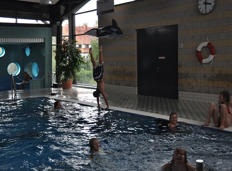 Schulanfangsparty im Badehaus