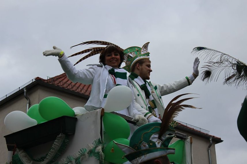 N&auml;rrinnen und Narren ziehen durch die Stadt (2)